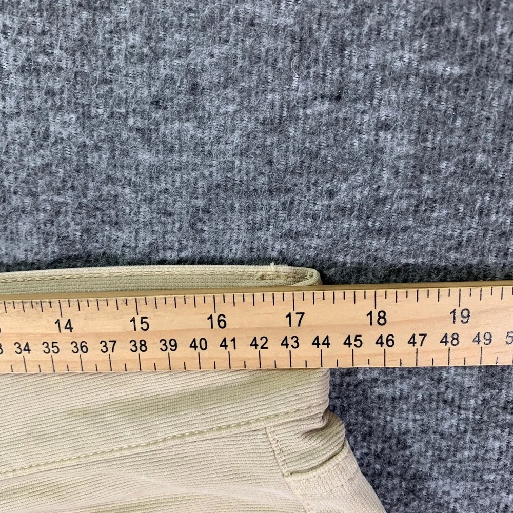 Sid Mashburn Pants Men 34x28 Slim Straight 5 Pocket Trousers Beige Italy Button